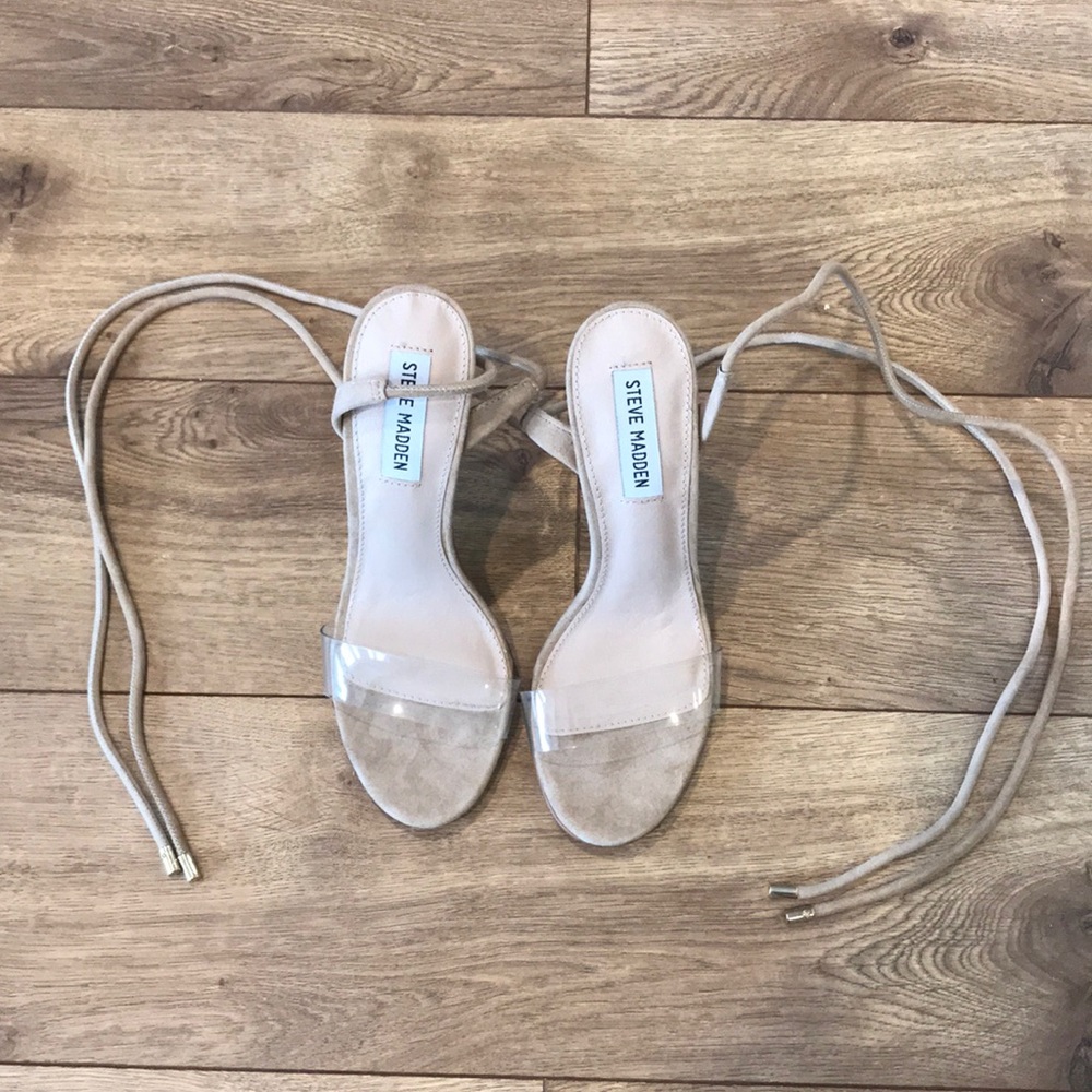 NWOT Steve Madden nude heels